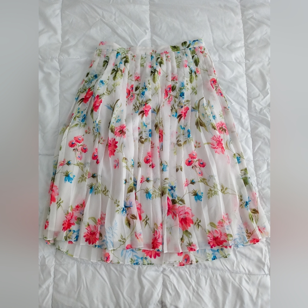 Ann Taylor Flower Skirt